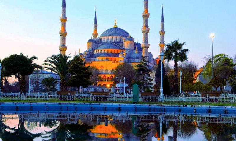 Turkey, Istanbul, Blue Mosque, Hippodrome, Bosphorus, Sofia